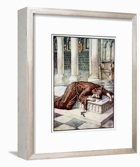 'The Death of Sir Lancelot', 1911-Unknown-Framed Giclee Print