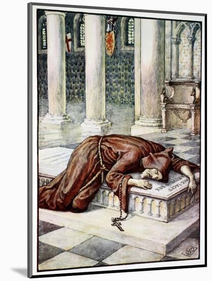 'The Death of Sir Lancelot', 1911-Unknown-Mounted Giclee Print