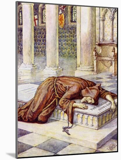 The death of Sir Lancelot-Walter Crane-Mounted Giclee Print