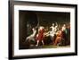 The Death of Socrates, c.1787-Jacques-Louis David-Framed Art Print