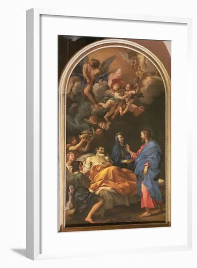 The Death of St. Joseph, 1676-Carlo Maratta or Maratti-Framed Giclee Print