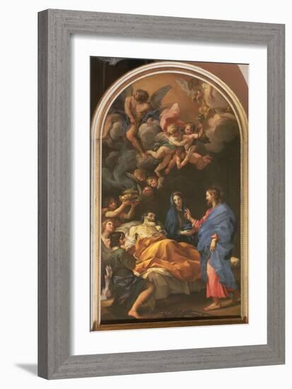 The Death of St. Joseph, 1676-Carlo Maratta or Maratti-Framed Giclee Print