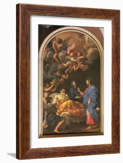 The Death of St. Joseph, 1676-Carlo Maratta or Maratti-Framed Giclee Print