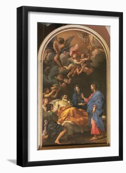 The Death of St. Joseph, 1676-Carlo Maratta or Maratti-Framed Giclee Print