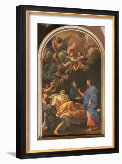 The Death of St. Joseph, 1676-Carlo Maratta or Maratti-Framed Giclee Print