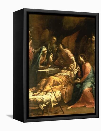 The Death of St. Joseph, C.1712-Giuseppe Maria Crespi-Framed Premier Image Canvas