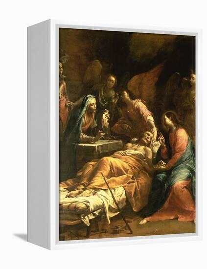 The Death of St. Joseph, C.1712-Giuseppe Maria Crespi-Framed Premier Image Canvas