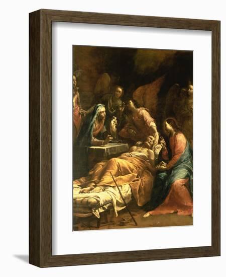 The Death of St. Joseph, C.1712-Giuseppe Maria Crespi-Framed Giclee Print