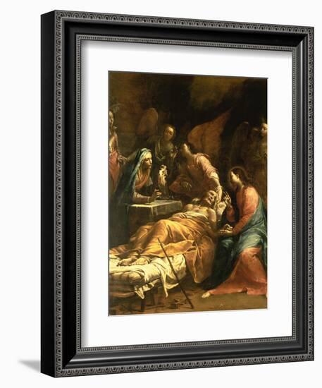 The Death of St. Joseph, C.1712-Giuseppe Maria Crespi-Framed Giclee Print