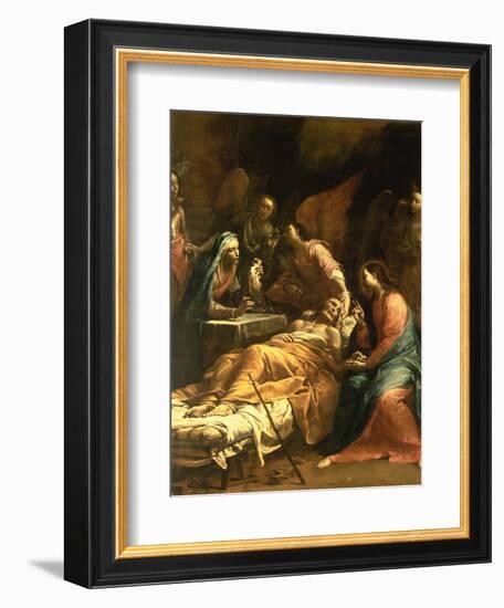 The Death of St. Joseph, C.1712-Giuseppe Maria Crespi-Framed Giclee Print