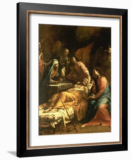 The Death of St. Joseph, C.1712-Giuseppe Maria Crespi-Framed Giclee Print