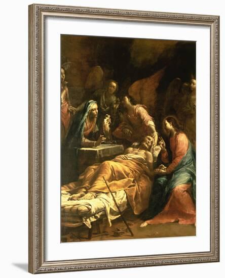 The Death of St. Joseph, C.1712-Giuseppe Maria Crespi-Framed Giclee Print