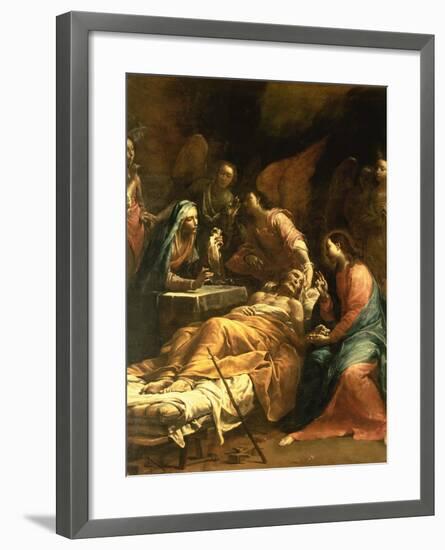 The Death of St. Joseph, C.1712-Giuseppe Maria Crespi-Framed Giclee Print