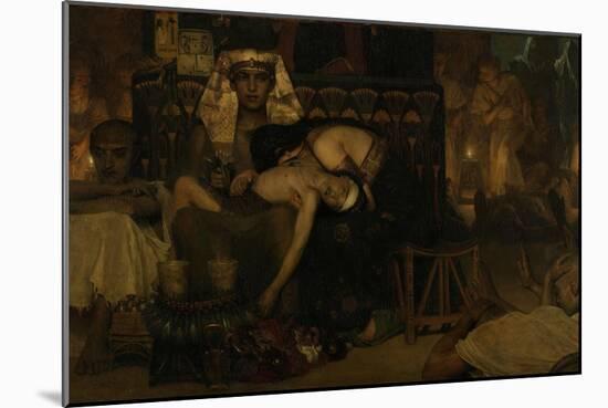 The Death of the Pharaohs Firstborn Son, 1872-Sir Lawrence Alma-Tadema-Mounted Giclee Print