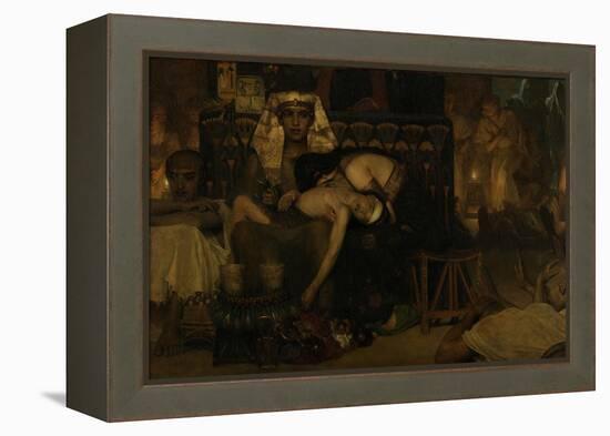 The Death of the Pharaohs Firstborn Son, 1872-Sir Lawrence Alma-Tadema-Framed Premier Image Canvas