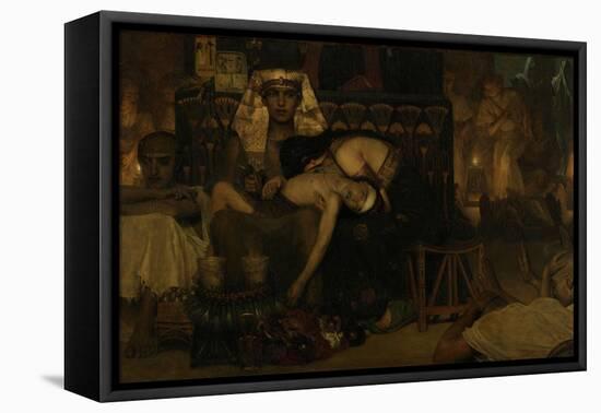 The Death of the Pharaohs Firstborn Son, 1872-Sir Lawrence Alma-Tadema-Framed Premier Image Canvas