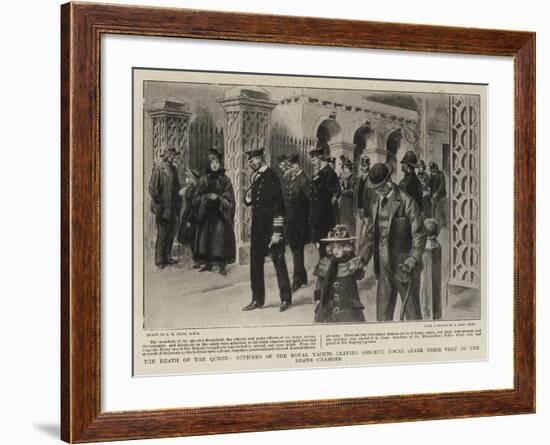 The Death of the Queen-Charles Edwin Fripp-Framed Giclee Print
