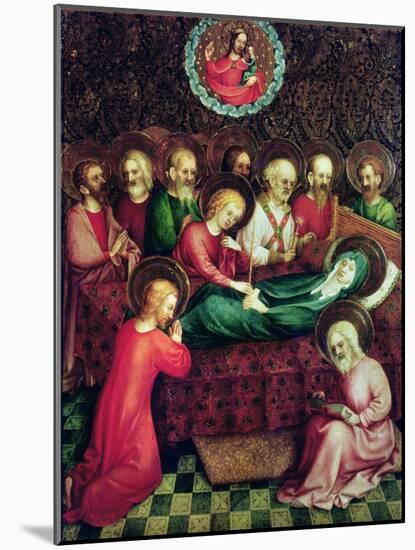 The Death of the Virgin, 1450 (Oil on Panel)-German School-Mounted Giclee Print