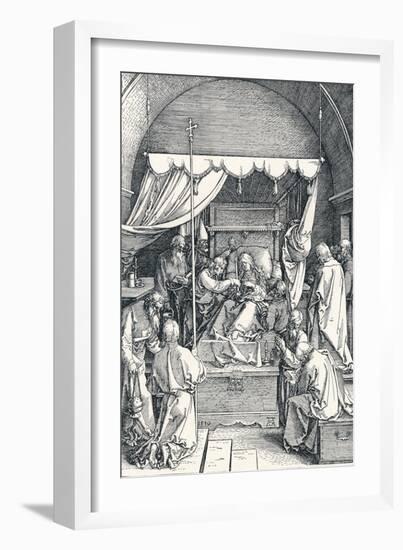 The Death of the Virgin, 1510-Albrecht Dürer-Framed Giclee Print