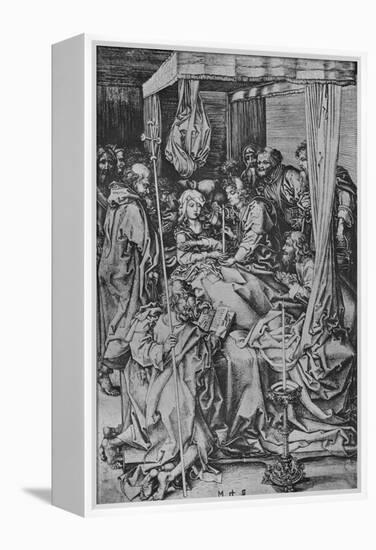 'The Death of the Virgin', c1475-Martin Schongauer-Framed Premier Image Canvas