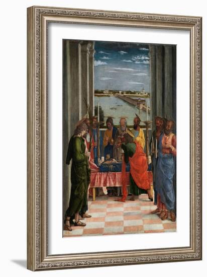 The Death of the Virgin Mary, C.1462 (Tempera on Panel)-Andrea Mantegna-Framed Giclee Print