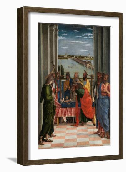 The Death of the Virgin Mary, C.1462 (Tempera on Panel)-Andrea Mantegna-Framed Giclee Print