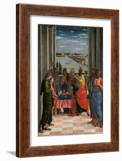 The Death of the Virgin Mary, C.1462 (Tempera on Panel)-Andrea Mantegna-Framed Giclee Print