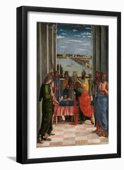 The Death of the Virgin Mary, C.1462 (Tempera on Panel)-Andrea Mantegna-Framed Giclee Print