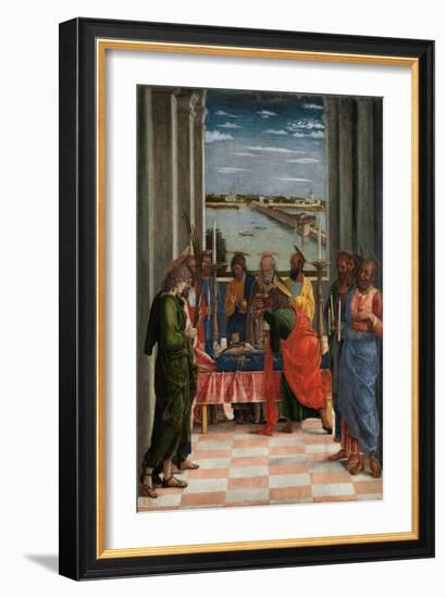 The Death of the Virgin Mary, C.1462 (Tempera on Panel)-Andrea Mantegna-Framed Giclee Print