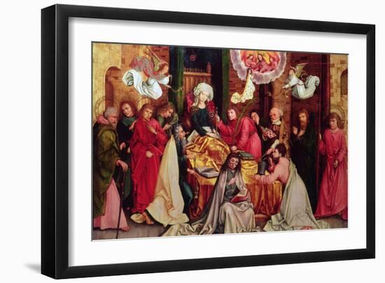 The Death of the Virgin (See also 53556)-Hans Holbein the Elder-Framed Giclee Print