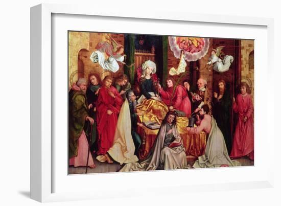 The Death of the Virgin (See also 53556)-Hans Holbein the Elder-Framed Giclee Print