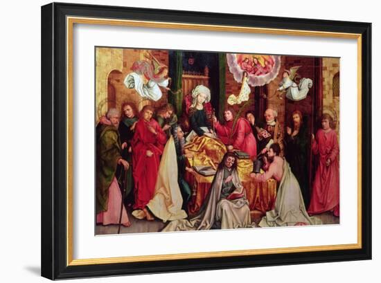 The Death of the Virgin (See also 53556)-Hans Holbein the Elder-Framed Giclee Print