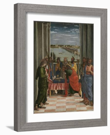 The Death of the Virgin-Andrea Mantegna-Framed Giclee Print