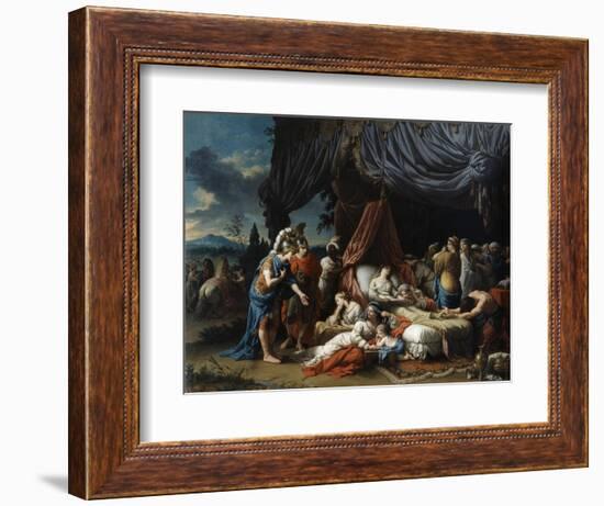 The Death of the Woman of Darius, 1785-Louis Jean Francois Lagrenee-Framed Giclee Print