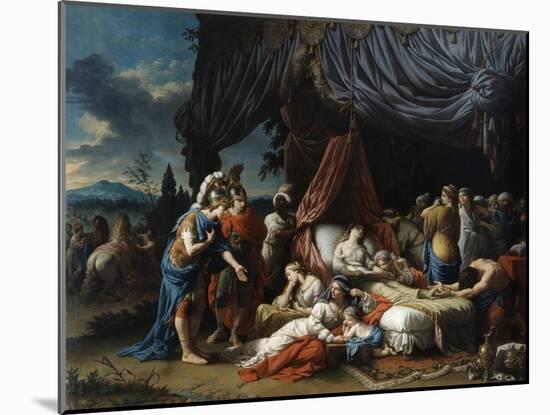 The Death of the Woman of Darius, 1785-Louis Jean Francois Lagrenee-Mounted Giclee Print