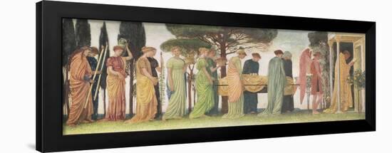 The Death of the Year, 1872 (Tempera & Gouache on Paper)-Walter Crane-Framed Giclee Print
