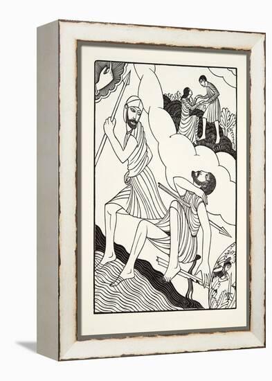 The Death of Troilus, 1927-Eric Gill-Framed Premier Image Canvas