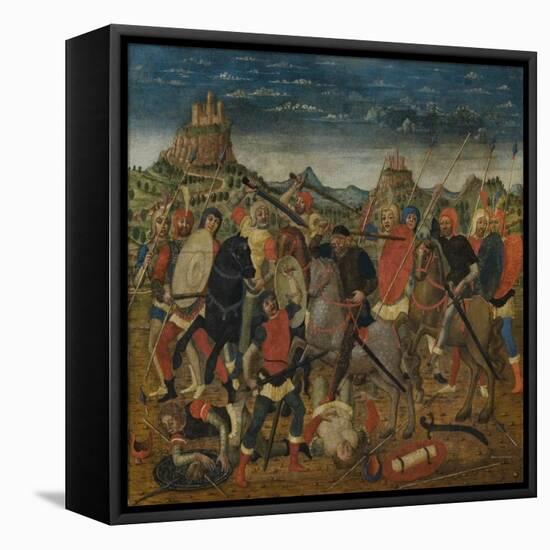 The Death of Uriah the Hittite-Bernardino Luini-Framed Premier Image Canvas