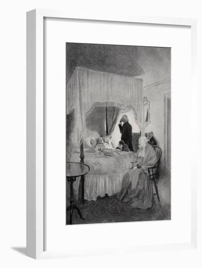 The Death of Washington at Mount Vernon, 14th December 1799-Howard Pyle-Framed Giclee Print