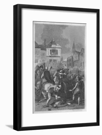 'The Death of Wat Tyler', 1838-Unknown-Framed Giclee Print