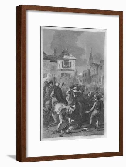 'The Death of Wat Tyler', 1838-Unknown-Framed Giclee Print