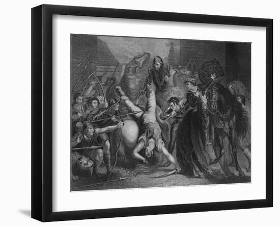 'The Death of Wat Tyler', 1859-John Rogers-Framed Giclee Print