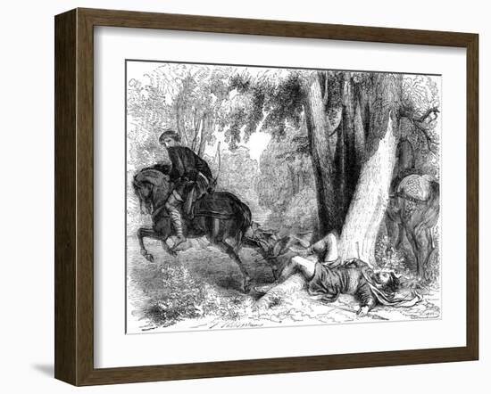 The Death of William Rufus, 1100-Dupre-Framed Giclee Print