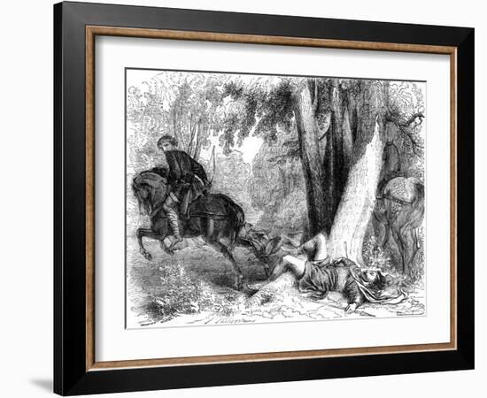 The Death of William Rufus, 1100-Dupre-Framed Giclee Print