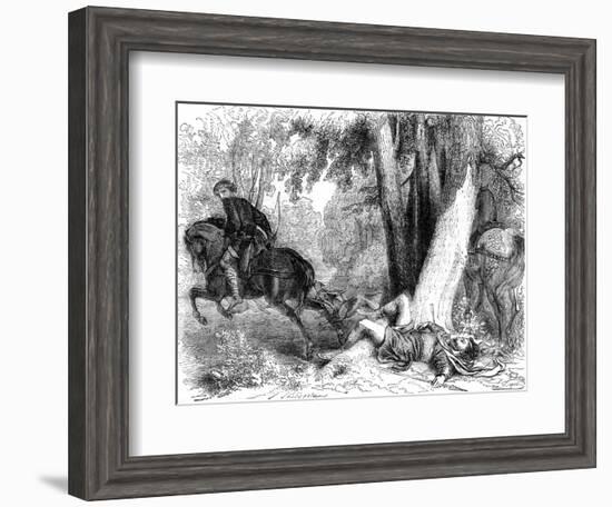 The Death of William Rufus, 1100-Dupre-Framed Giclee Print