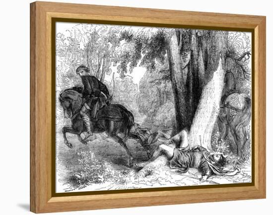 The Death of William Rufus, 1100-Dupre-Framed Premier Image Canvas