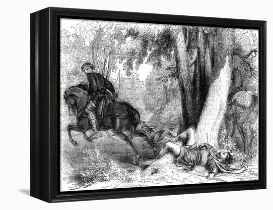 The Death of William Rufus, 1100-Dupre-Framed Premier Image Canvas