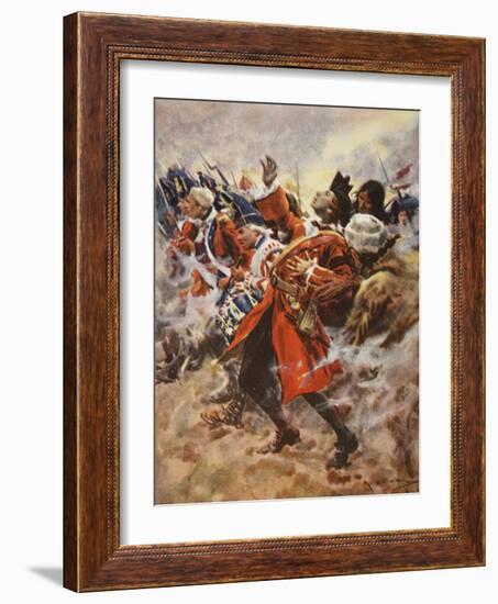 The Death of Wolfe-Arthur C. Michael-Framed Giclee Print