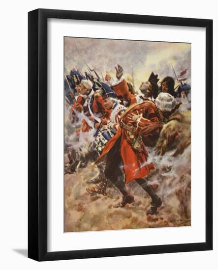 The Death of Wolfe-Arthur C. Michael-Framed Giclee Print