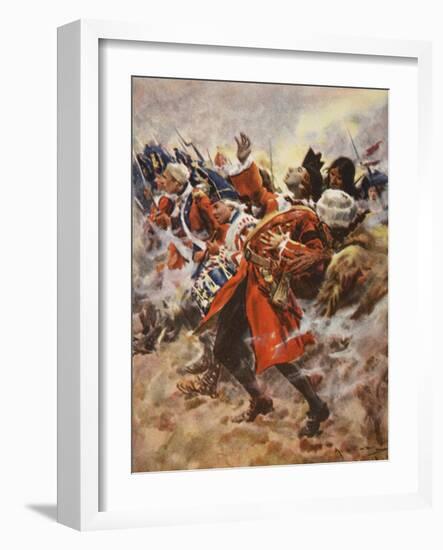 The Death of Wolfe-Arthur C. Michael-Framed Giclee Print